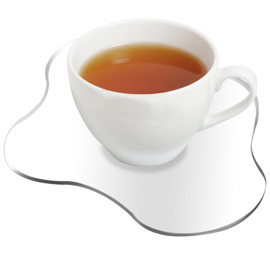 Acrylic Irregular Coaster, Transparent Acrylic Coaster for Desk, Transparent Irregular Coast, Clear Desk Coaster, Table Plate Coaster, Drink Cup Table Ornaments(1 Pack)