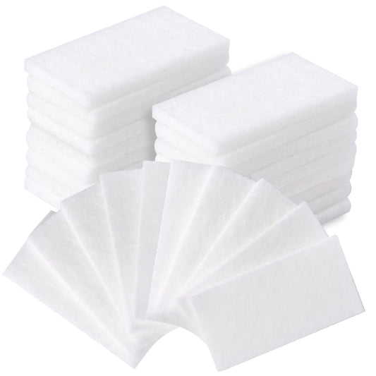 100 Pcs Plug-in Diffuser Scented Oil Pads Aromatherapy Refill Pads Electric Humidifier Diffuser Refill Pads for Scent Ball Plug-in Diffuser White, 43 X 22mm
