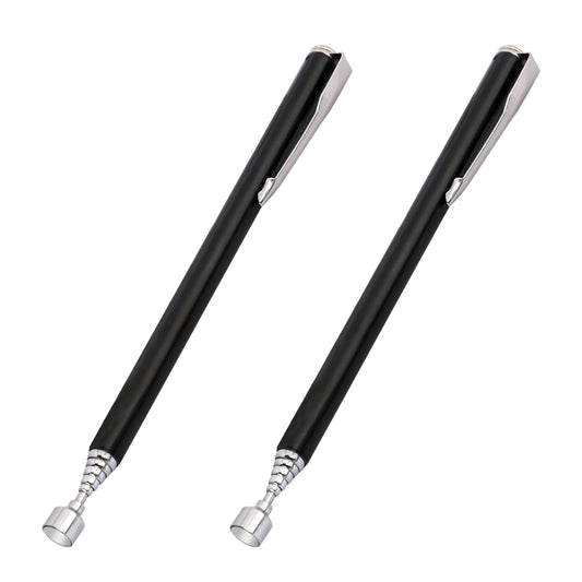 2PcsMagnetic Telescoping Pick-Up Tool with Pocket Clip 3 Lb Extendable Magnetic Grabber Reacher Tools,for Men, DIY Handyman