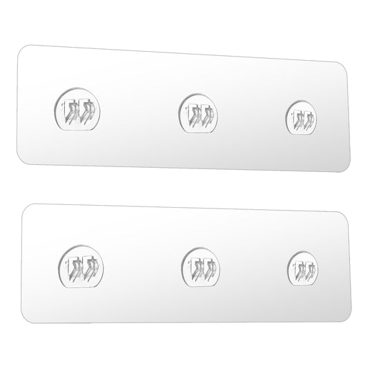 2PCS Shower Caddy Adhesive Hooks Replacement Shower Shelf Adhesive No Drilling Strong Sticker Hooks Corner Shower Bathroom Shelf Basket Hanging Hooks Kitchen Accessories for Bathroom Shower Caddy