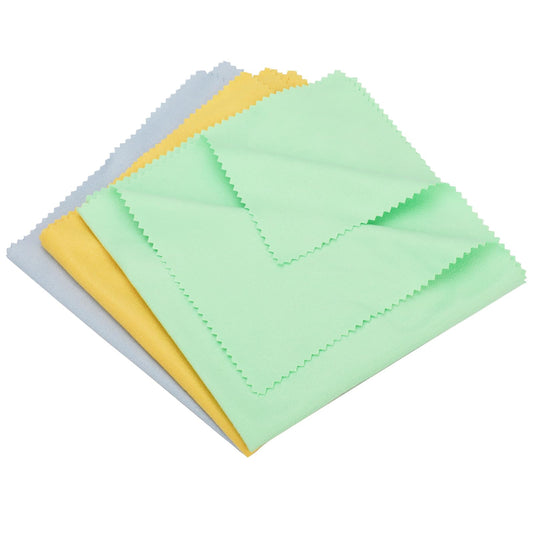 3 PCS 11.8x11.8inch Guitar Cleaning Cloth Universal Microfiber Polishing Cleaning Cloth for Musical Instruments Premium Polishing Cleaning Cloths for Guitar Violin Piano Clarinet Trumpet Sax