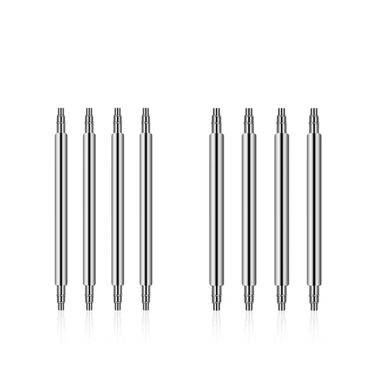 Mozeat Lens Watch Strap Spring Bars Pins 8 Pack Stainless Steel Watch Band Pins 1.5mm and 1.8mm Diameter Watch Pins Spring Bar, 20mm