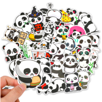100 Pcs Panda Stickers Cute Panda Stickers Panda Gifts Panda Party Decorations Panda School Supplies Cartoon Stickers Pack for Water Bottle Laptop Skateboard Fridge Desk Bike