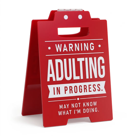 Funny Desk Signs for Women Men, Funny Office Table Desk Decor
