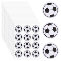 240pcs Soccer Stickers Self Adhesive Soccer Ball Stickers Labels Vinyl Football Lovers Sticky Labels for Party Birthday Self-Adhesive World Cup Stickers Soccer Stickers Room Wall Decoration