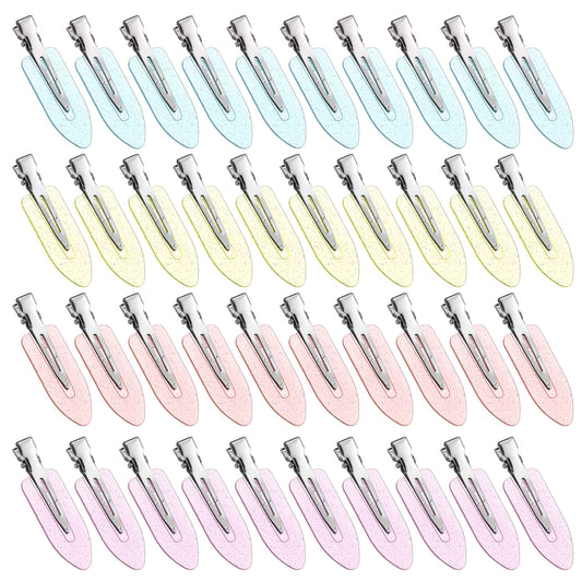 40 PCS Hair Clips No Crease, Curl Pin Clips with Storage Box