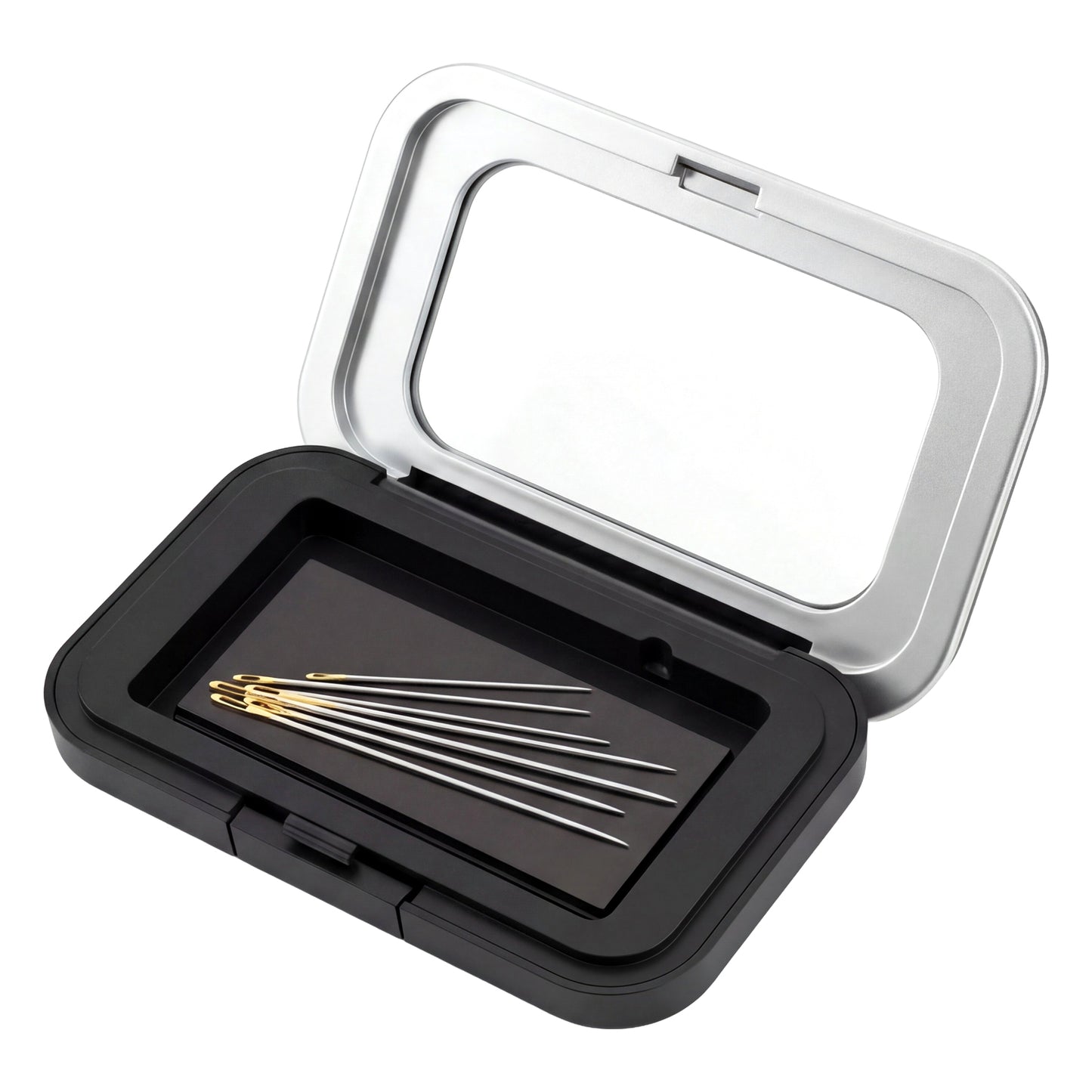 Magnetic Needle Case Sewing Needle Holder Sewings Pin Storage Organizer Box with Clear Lid Needles Keeper for Sewing, Quilting, Crafts Small