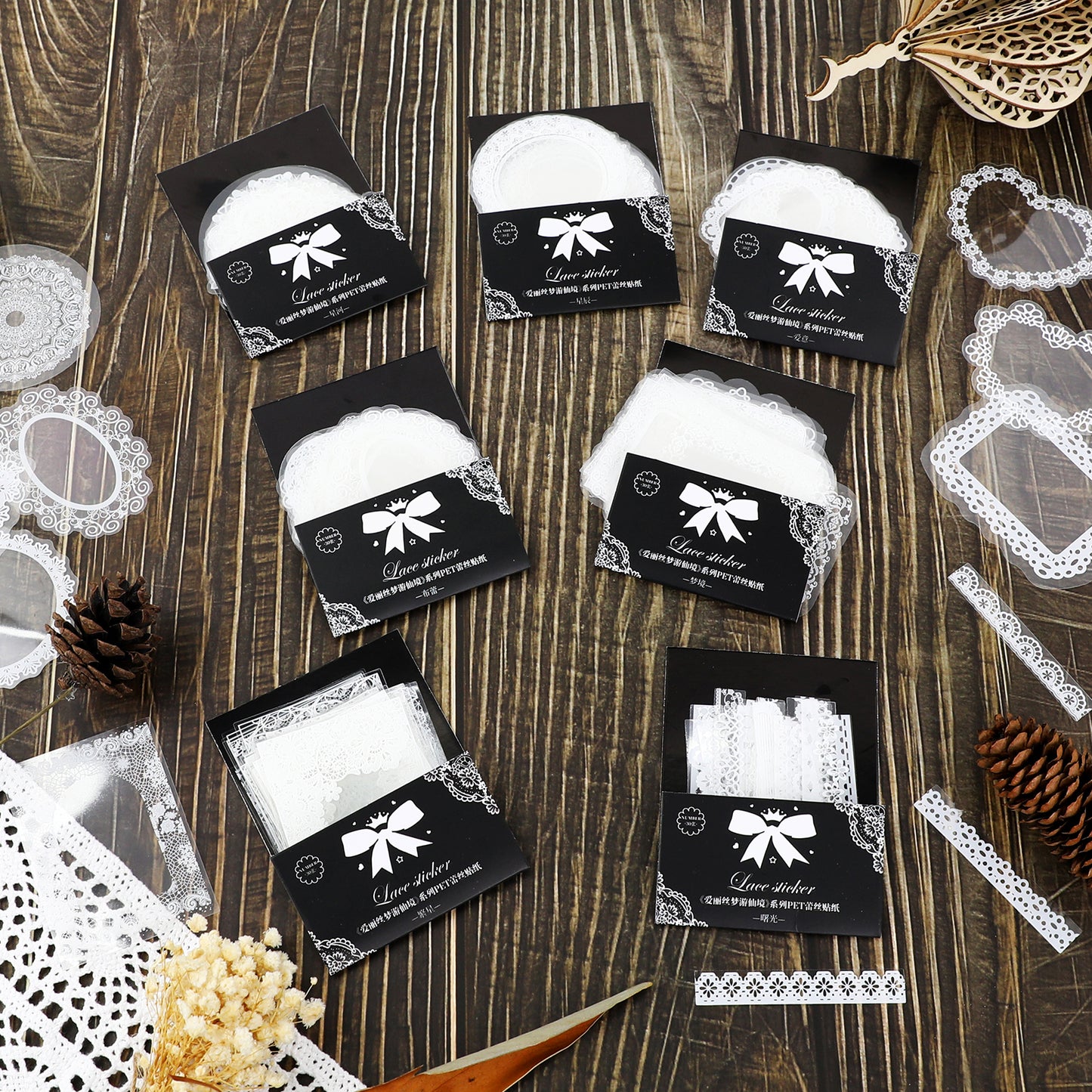 Transparent Lace Sticker Pack