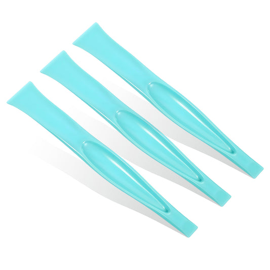 3PCS Plastic Scraper Tool, Label Sticker Remover Gum Scraper Paint Can Opener Small Multi-Purpose No-Scratch Scraping Cleaning Scraping Lottery Scratcher Tool for Removing Oil Stains, Dirt, Paint