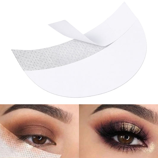 200 Pcs Eyeshadow Shields, Eye Shadow Pads Shields Lint Free Eyeshadow Stencil Patches Prevent Fallout and Residue Gel Pad for Eyelash Extensions Lip and Tinting Makeup