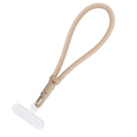 Zyghjort Phone Wrist Strap, Adjustable Anti Theft Phone Strap with Tether Tab Nylon Phones Wrist Lanyard Thick Rope Wristlet Keychain Compatible for Most Cellphone Case (Beige)
