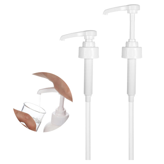 2Pcs Gallon Pump Dispenser for Plastic or Glass Bottles, Resin Accessories 10CC Leak Proof Resin Pump Dispenser for Gallon Jug Commercial and Home Craft Projects
