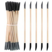 Sanding Sticks, 50 Pcs 5.4 x 0.2 Inch Double End Matchsticks Sanding Twigs Fine Detailing Polishing Sticks Sanding Tools for Tight Spaces Plastic Models Wood, 120/280 Grit