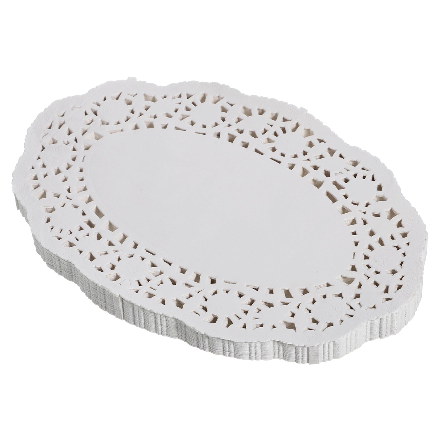 Paper Doilies, 140 Pcs Doilies for Tables White Lace Disposable Placemats 9 Inch Oval Lace Doily Paper for Long cake Banana Split Boats Party Craft Wedding Fried Food Parties Birthday Desserts Pie