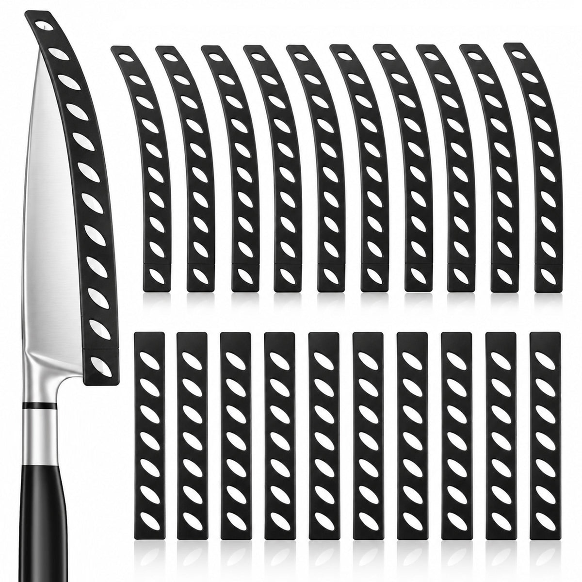 20 Pcs Knife Edge Guard, Safety Knife Cover Sleeves, Two Sizes