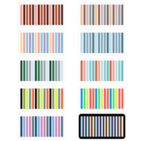 3000 Pcs Highlighter Strips Reusable Transparent Highlighter Tape Sticky Short Index Tab Sticky Notes Aesthetic Page Markers for Office Supplies