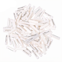 120 Pcs Safety Bar Pins with Adhesive, 0.86 Inch Badge Pins with Sticky Strips Rectangle Name Tag Pin for ID Badges Brooch Name Tags Ribbons Clothes