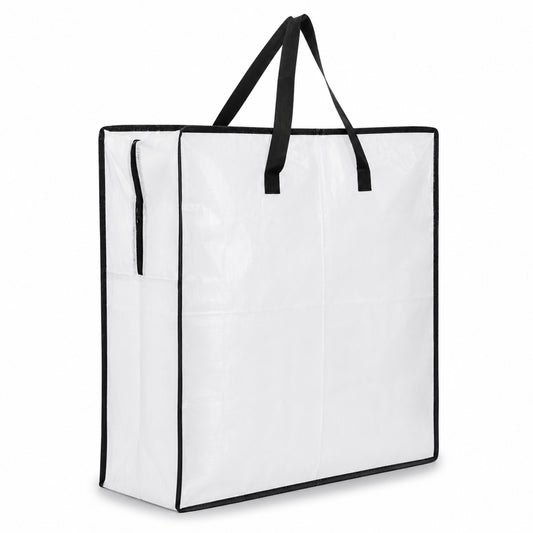 Large Clear Storage Bags with Zipper and Handles