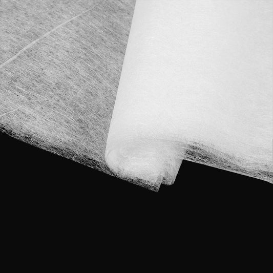 Lightweight Fusible Interfacing for Sewing, 39 x 78 Inch Fusible Interfacing Fabric Non-Woven Double Sided Fusible Web Iron On Interfacing for DIY Crafts Supplies, Quilting