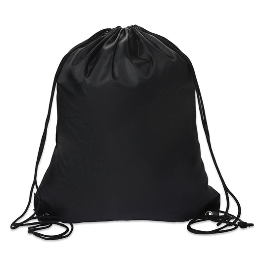 Drawstring Bags, Black PE Bags Drawstring Gym Bag Draw String Swimming Bag Drawstring Backpack for Sports, School, Gym, Travel, Swimming, Beach