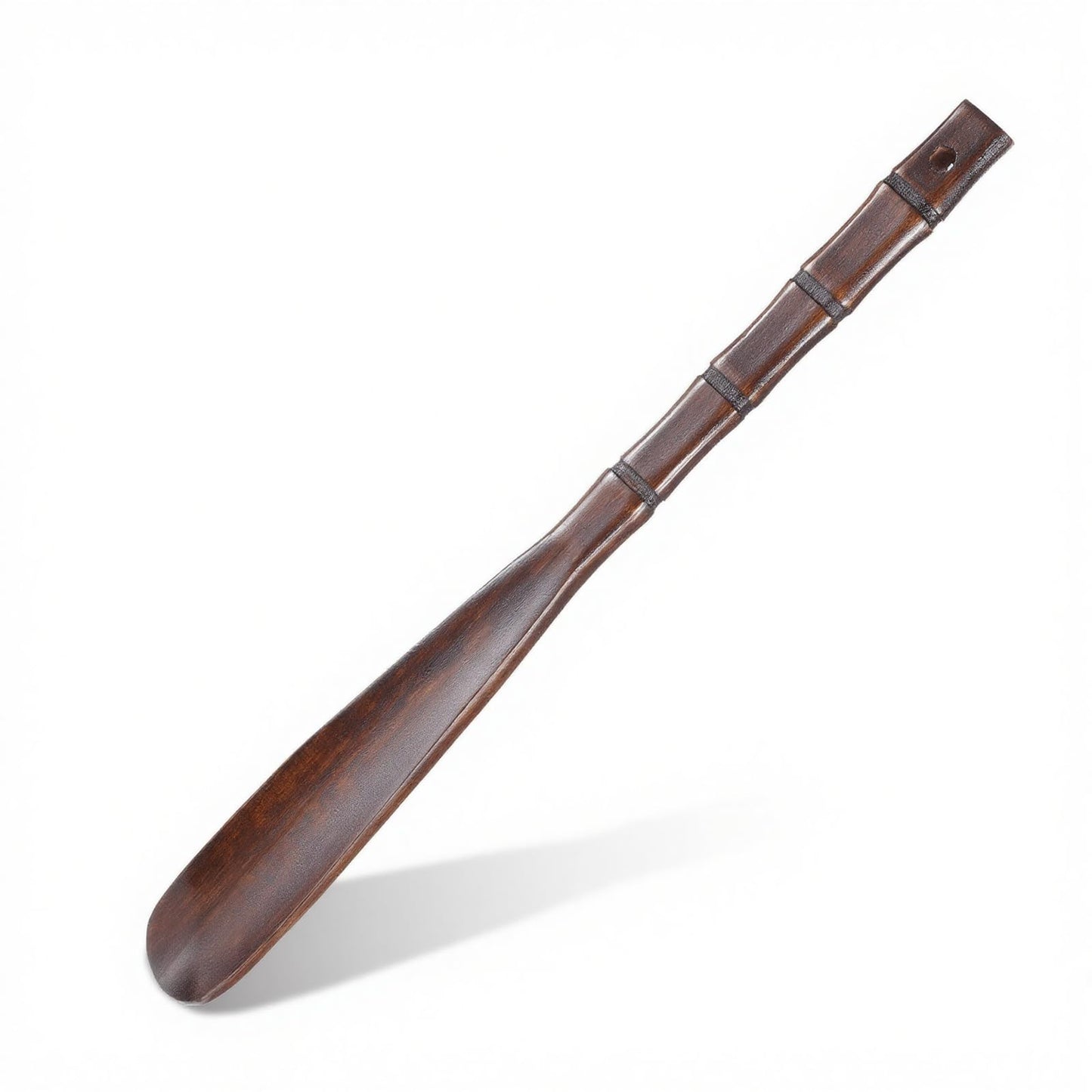 Xelsluthe Wooden Shoe Horn 12.52" Shoe Horn Long Handle Travel Shoes Horns Easy Wear Helper Durablility Boot Jack for Seniors Men Women