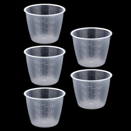 Rice Measuring Cup 5PCS Plastic Transparent Rice Measuring Cup 160 ml Rice Cooker Cup Small Laundry Measuring Cup Rice Cup Replacement for Rice and Dry Liquid Ingredient Measuring