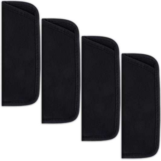 Xthrotsenk 4 Pack Soft Glasses Cases Black Slip in Eyeglasses Cases Holder Protective Case for Glasses Travel Sunglasses Case Pouch Fabric Spectacle Pouch Soft Glasses Sleeve Holder