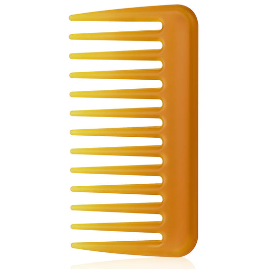Mini Wide Tooth Comb, Small Travel Detangling Comb Pocket Curly Hair Comb Portable Styling Comb Shower Wet Comb for Women, Beard Comb for Men, No Handle Desigh (1 Pack?