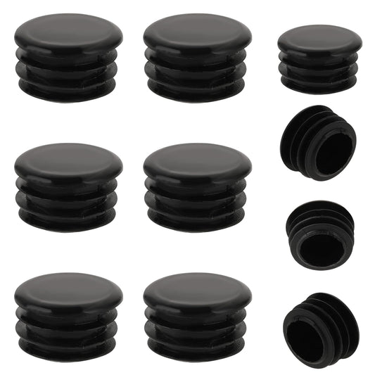 10Pieces Handlebar End Plugs Black Plastic Bike Handlebar Bar Ends Caps, Bike Handlebar Plugs Bike Cable End Caps Handlebar End Caps for Road Mountain Bike, Most Motorcycle Grip Bicycle Bar End Plugs