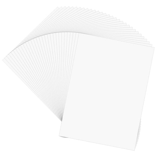 KALIONE 30pcs Carbon Paper White, Graphite Copy Tracing Paper A4 White Carbon Paper Transfer Paper Carbon Paper Tracing Paper for Wood Paper Canvas Glass Ceramics and Other Surfaces Printing