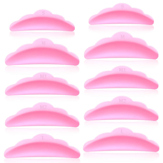 Lash Lift Rods Silicone Eyelash Pads Eyelash Lift Tools Eyelash Perm Silicone Pads Reusable Lift Pads for Eyelashes Makeup Beauty Tool 60 Pieces
