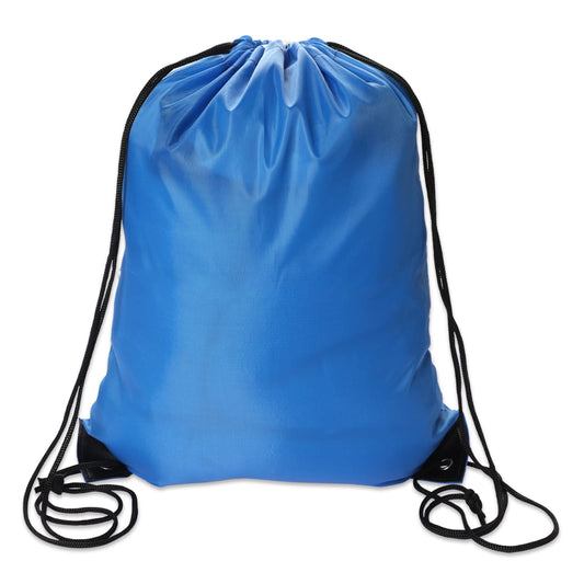 Drawstring Bags, Blue PE Bags Drawstring Gym Bag String Swimming Bag Drawstring Backpack for Sports, School, Gym, Travel, Swimming, Beach