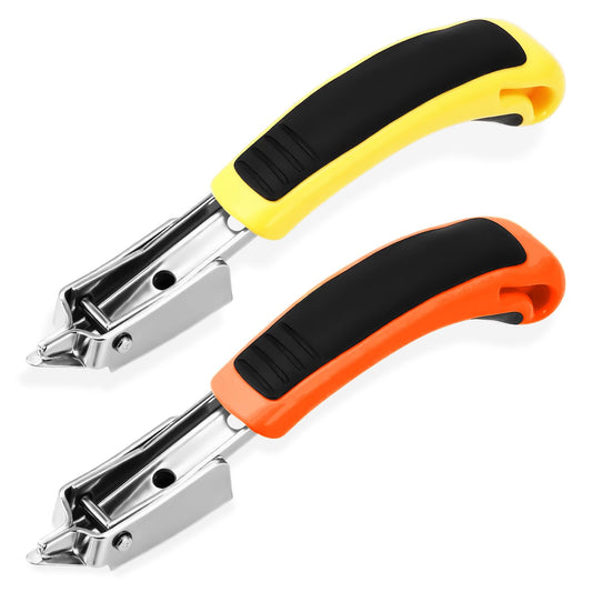 2 PCS Stapler Remover, Heavy Duty Staple Remover Staple Puller Remover Upholstery and Construction Heavy Duty Staple Remover Staple Remover Tool Strength Staple Puller Removing All Kinds of Staples