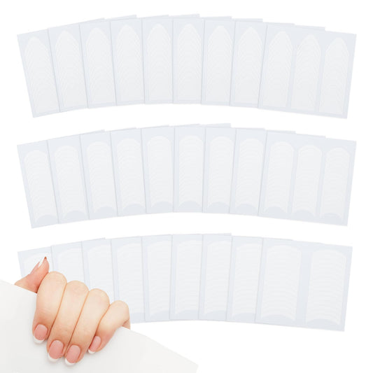 2310 PCS French Nail Stickers French Manicure Strips Self-Adhesive Nail Decals White Manicure Kit French Tip Tool Nail Stickers Nail Line Guide for DIY Decoration Nail Stencil Tools Kits