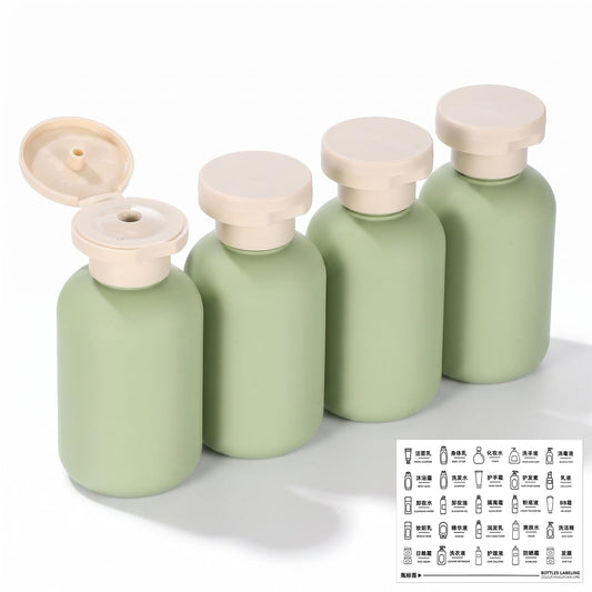 Large Travel Bottle, 4PCS 3.4oz Travel Shampoo Bottles for Toiletries
