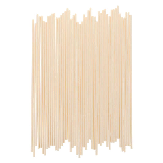 Mozeat Lens 50PCS Reed Diffuser Sticks, 7.87 Inch Diffuser Reeds, Essential Oil Diffuser Replacements Sticks, Natural Aroma Essential Oil Diffuser, Natural Rattan Wood Diffuser Sticks (Primary Color)