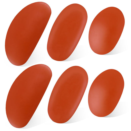 6Pcs Soft Pottery Clay Ribs Soft Rubber Pottery Rib, Silicone Pottery Clay Tools and Supplies, Shaping Tool Set for Clay Pottery, 3 Sizes Mud Clay Tools, Soft Rubber Pottery Rib