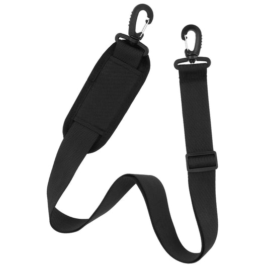 Bag Strap 63 Inch Universal Replacement Laptop Shoulder Strap with Metal Hooks Adjustable Thick Universal Replacement Non-slip Fit Padded for Laptop Messenger Bag Briefcase Camera Crossbody Bag Black