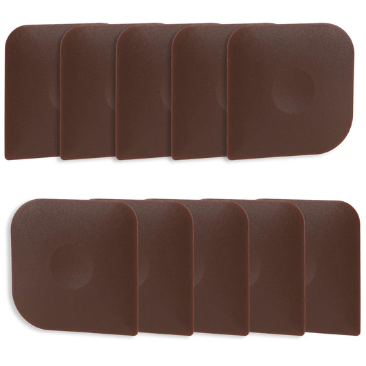10 Pcs Non-Scratch Pan Scraper Dough Scraper Plastic Pot Scraper Dish Scraper for Cast Iron High Heat Resistant Food Scraper Tool Non-Slip Kitchen Scraper Tool Set