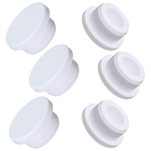 6PCS Bathroom Sink Overflow Cover, Sink Overflow Ring, Silicone Overflows Drain Cover Cap, Reusable Rubber Spillover Caps, Sinks Spillover Covers, Basin Drain Insert Plug for Kitchen Bathroom