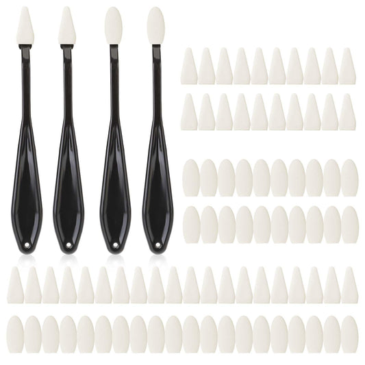 8PCS Pencil Blender 40 Sponge Heads Sponge Wiper Pencils Sketch Trimmer Kneaded Eraser Painting Eraser for Painter Students Sketch