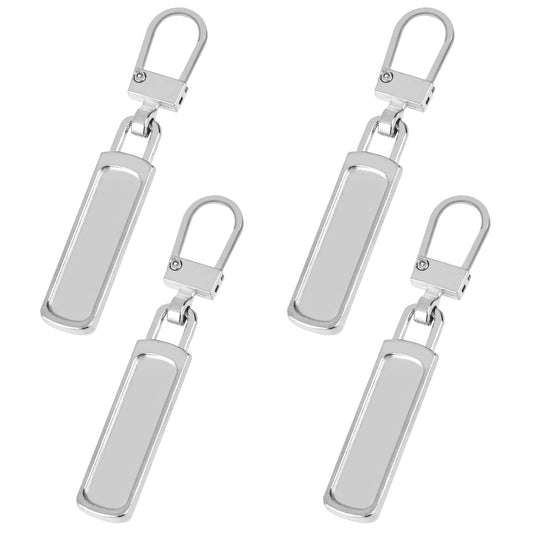Detachable Zipper Tab Repair Pulls Zipper Pull Replacement for Small Holes Zipper, Universal Zipper Fixer Repair Kit Zipper Replacement Slider for Jacket,Pants,Coat,Luggage,Purses,Backpacks