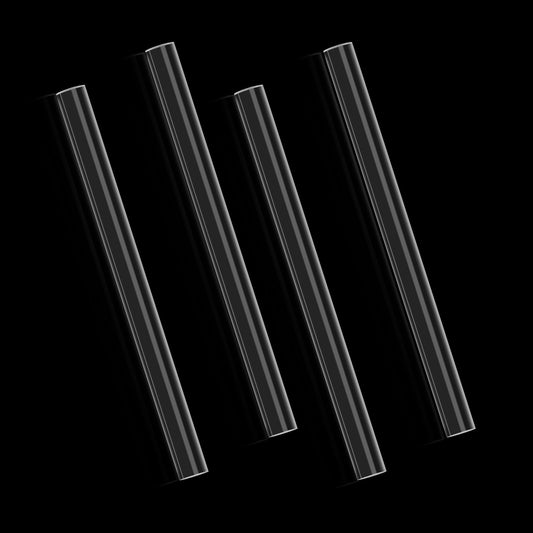 4 Pieces Solid Ultra Smooth Acrylic Clay Rollers Polymer Clay Rod Solid Material Tube Clay Roller Pin Plastic Round Tube Roller for Clay Art Craft DIY Polymer Clay Tool