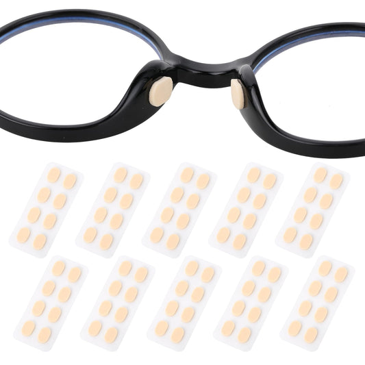 Soft Foam Eyeglass Nose Pads 40 Pairs Self Adhesive Glasses Nose Pads Non-Slip Sponge Nose Pads Glasses Support for Glasses Sunglasses and Eyeglasses (Nude)