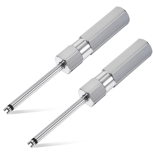 Valve Key, Tyre Valve Tool, Car Valve, Key Valve Puller, Car Tyre Valve Puller, 4.3 Inch Long Valve Stem Seal Tool for Installing Schrader Valve Cores