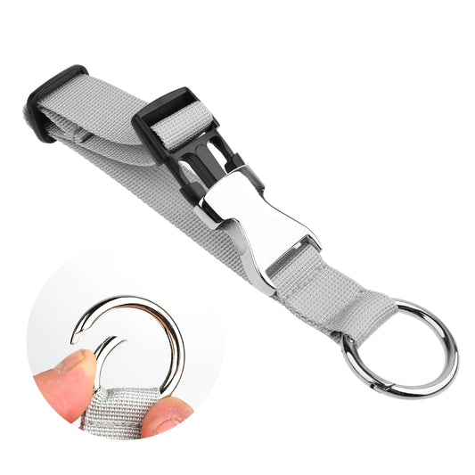 Add A Bag Luggage Strap to Connect Two Suitcases Adjustable Luggage Hooks Carrying Clips, Anti-Theft Luggage Strap Jacket Holder Add Bag Handbag Clip Use to Carry-on Baggage Suitcase Straps