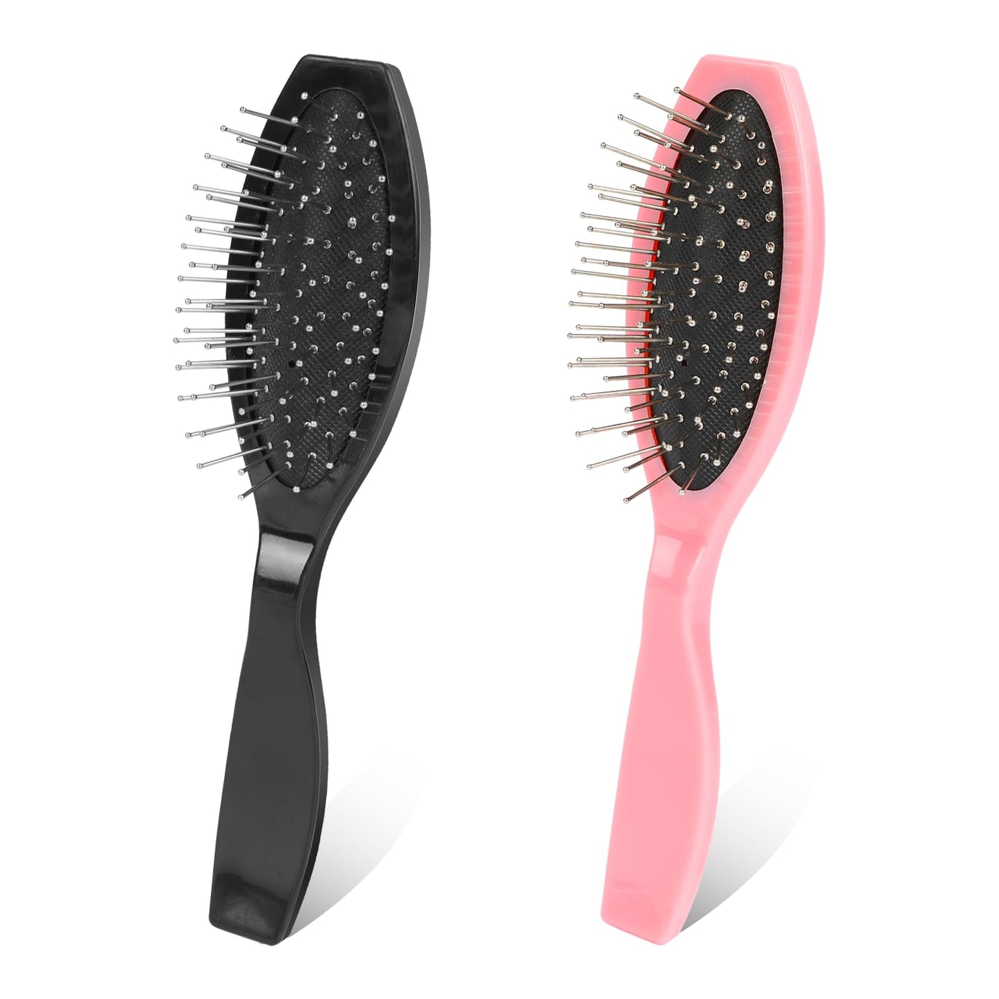 Wig Brush,2 Pack Stainless Steel Needle Wig Combs,Portable Hair Brush Professional Wig Brush for Synthetic Wigs