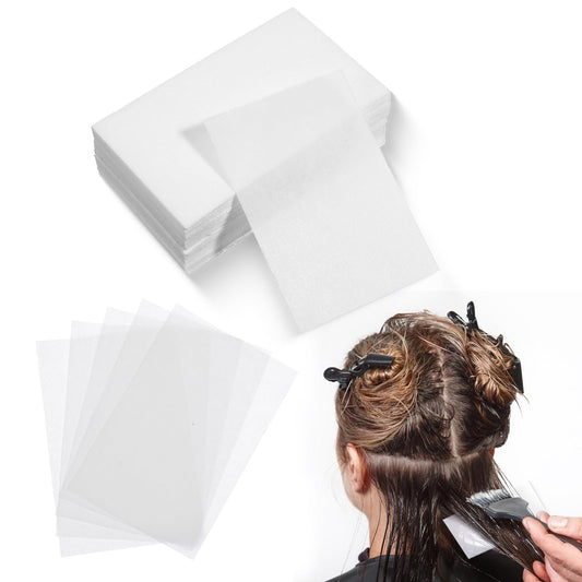 300 Pieces Hair Perm Paper, Disposable Perm Paper for Salon, Lace Paper, Perm High Temperature Resistant Hair Wrapping Paper, Hair Curling Paper, Perm Paper for Home Barber Shop
