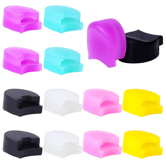 12 Pcs Silicone Clarinet Thumb Rest Cushion Thumb Rest Pad Thumb Protector for Most Clarinet Oboes Woodwind Instrument(6 Colors)