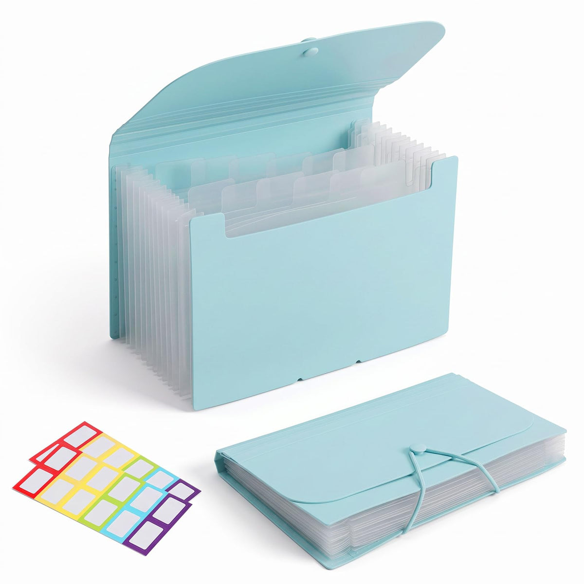 Index Card Holder Index Card Box File Folder Containers, 1Pc